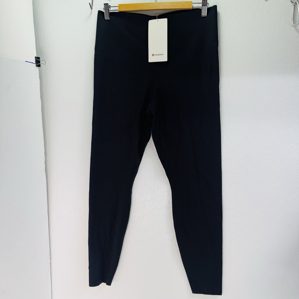 Lululemon Glow Up SHR Tights 28" BLACK Size 14 NWT